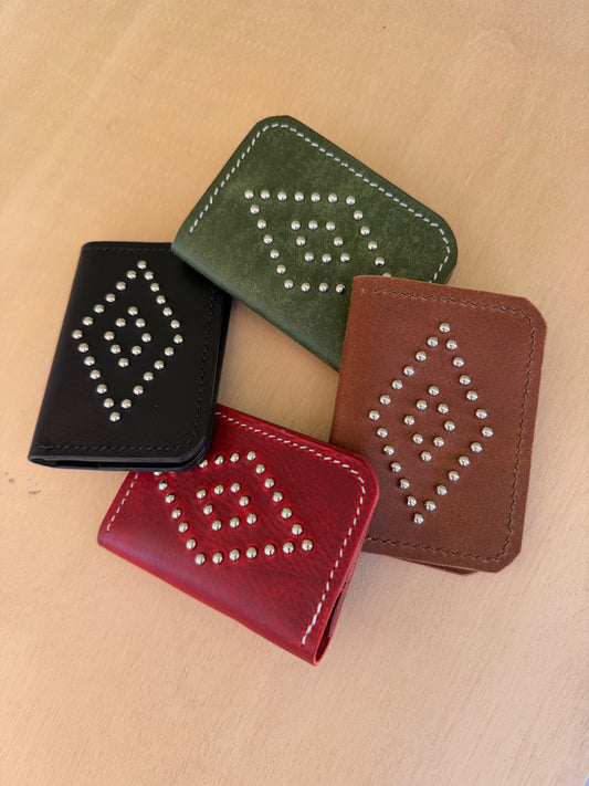 The Camp Wallet - Studded Diamond Design