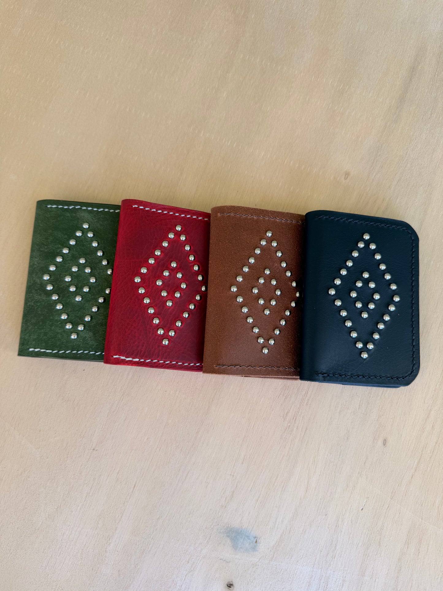 The Camp Wallet - Studded Diamond Design