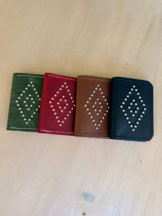 The Camp Wallet - Studded Diamond Design