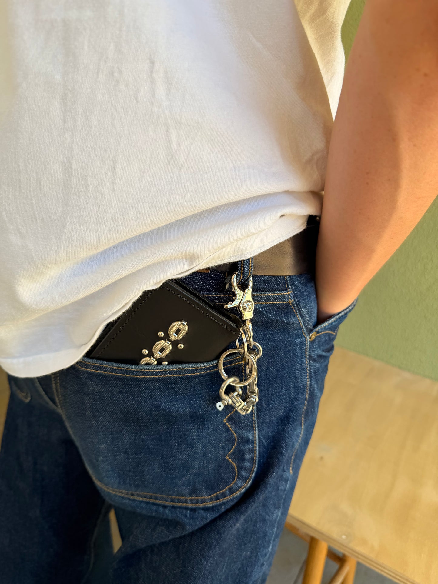 The Camp Wallet - Studded Chainlink Design