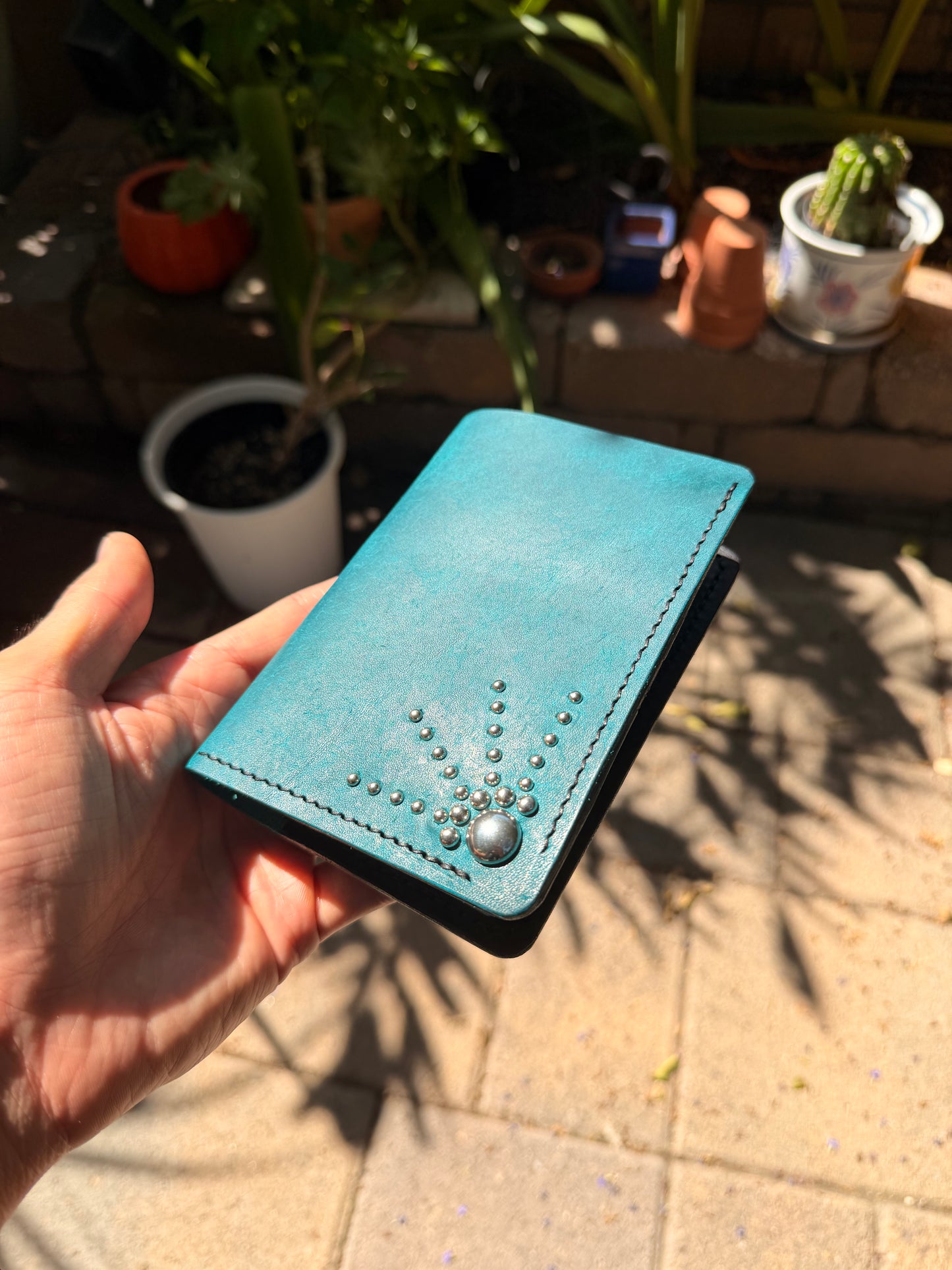 The Wanderer Passport Wallet - Blue