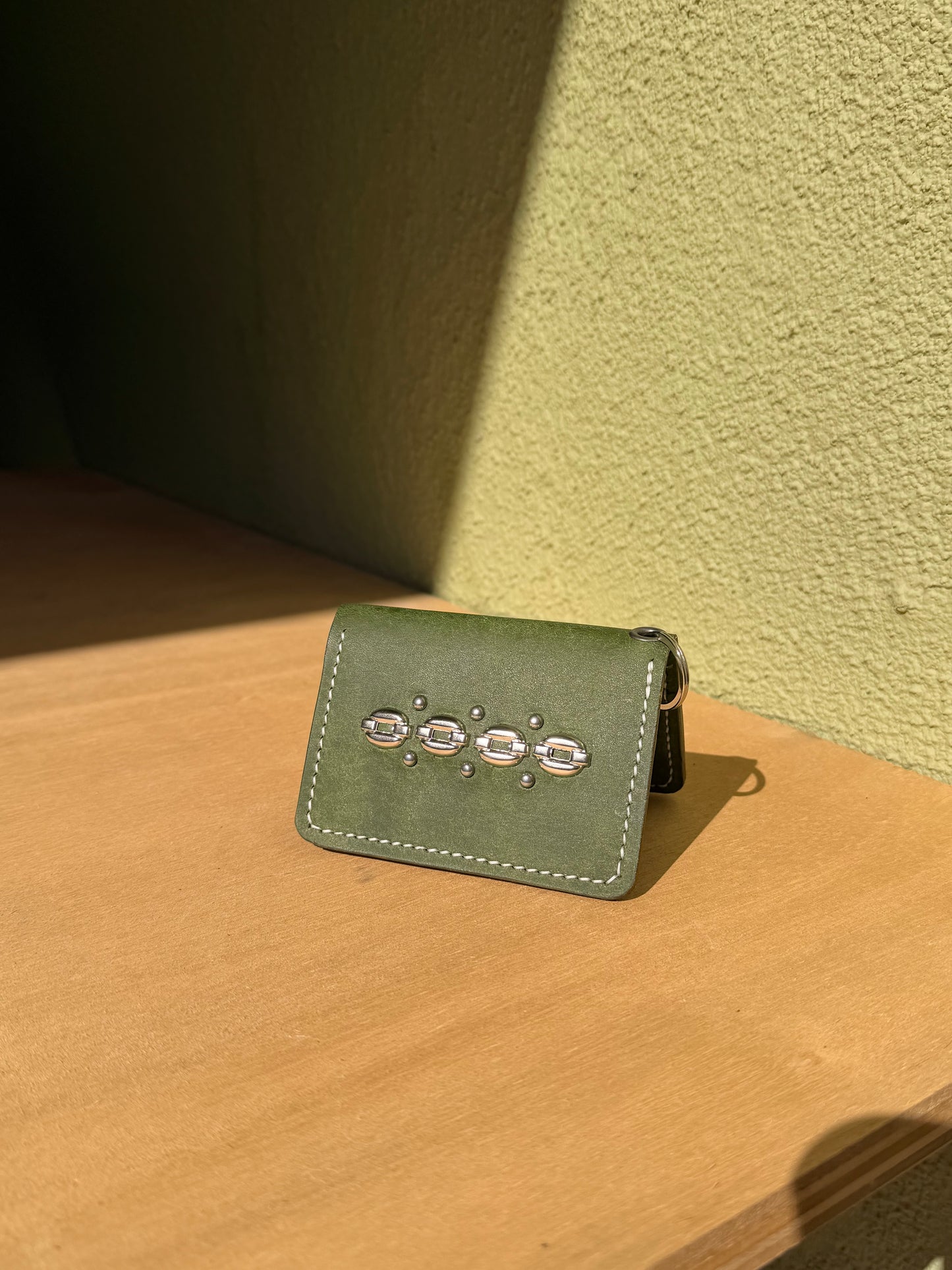 The Camp Wallet - Studded Chainlink Design